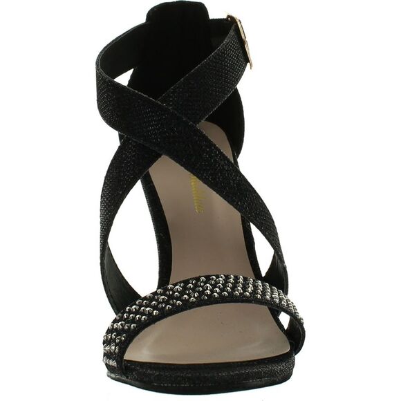 Mark and Maddux Common-01A Black Womens sandals 5.5 NEW - Picture 3 of 4